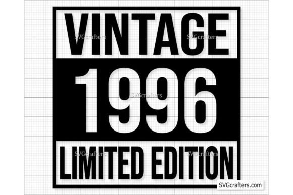 Download Vintage 1996 Svg Png, 26th Birthday Svg - 1996 Collection