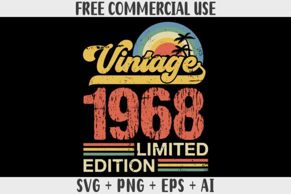 Download Retro Vintage 1968 Limited Edition - 1968 Collection
