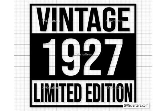 Download Vintage 1927 Png Svg ,95th Birthday Svg - 1927 Collection