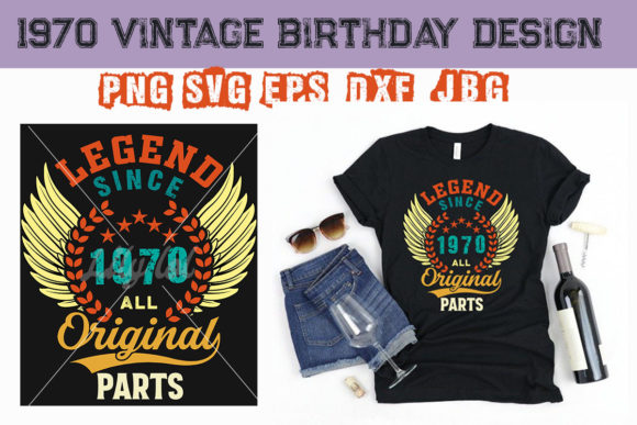 Download 1970 Vintage Design Gift Idea - 1970 Collection