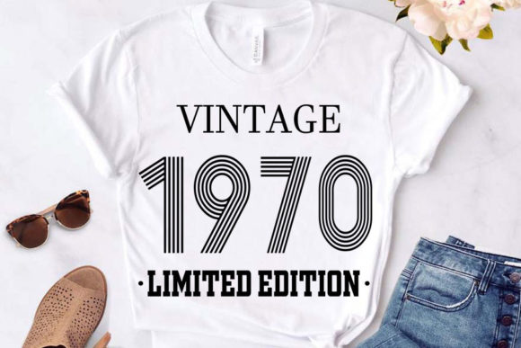 Download Vintage Since 1970 Svg, Birthday Svg, 52 - 1970 Collection